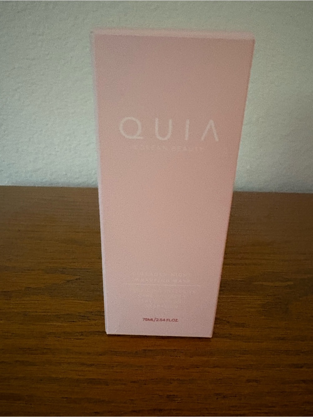 QUIA KOREAN BEAUTY COLLAGEN OVERNIGHT WRAPPING MASK  2.54 OZ